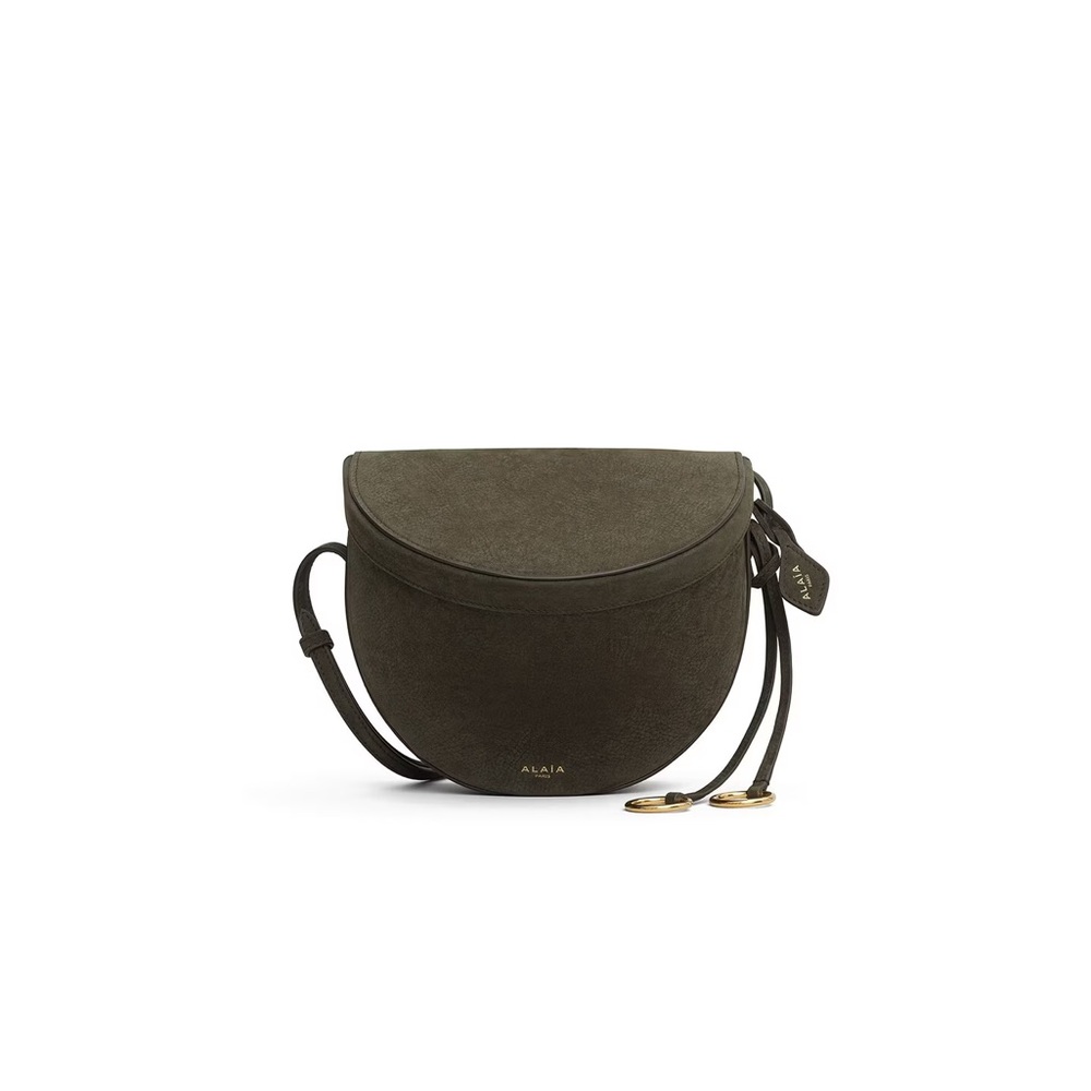 Alaia Nubuck Le Click Hip Bag in Kaki NWOT